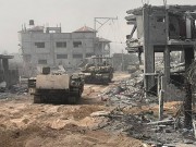 توغل آليات الاحتلال وسط إطلاق نار كثيف على شرق خان يونس وحي الشجاعية