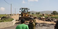 الاحتلال ِيستولي على جرافة ويوقف استصلاح أراضٍ زراعية غربي بيت لحم