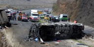 مصرع وإصابة 11 شخصًا في حادث سير بأقليم "بلوشستان" الباكستاني