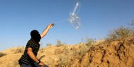 تواصل إطلاق البالونات الحارقة تجاه مستوطنات غلاف غزة