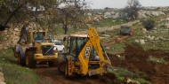 بيت لحم: آليات الاحتلال تهدم سورا استناديا وتستدعي مواطنين للتحقيق