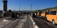 نابلس: الاحتلال يغلق حاجز حوارة ويمنع مركبات المواطنين من المرور