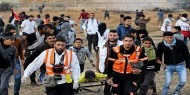 عشرات الإصابات برصاص الاحتلال على حدود غزة في جمعة "الخليل عصية على التهويد"