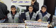 صور|| مجلس العمال يطلق مبادرة "زيّن ابنك" وسط غزة