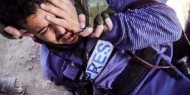 الصحفي الفلسطيني عطية درويش يفقد عينه اليسرى بشكل كامل