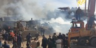 "تكافل" تعلن عن إغاثة عاجلة لشهداء وجرحى ومتضرري حريق مخيم النصيرات