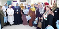 صور|| مجلس المرأة يكرم ممرضات المستشفى الإماراتي فى رفح