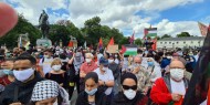 صور|| تيار الإصلاح يتظاهر ضد مخطط الضم "الإسرائيلي" في بروكسل