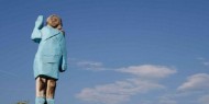 إحراق تمثال ميلانيا ترامب في سلوفينيا