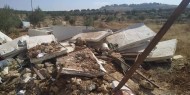 جرافات الاحتلال تهدم منشآت زراعية شمال غرب رام الله