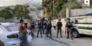 الاحتلال يعتقل شابين في ساحة باب العامود بالقدس