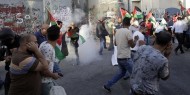 3 إصابات بالرصاص المعدني والعشرات بالاختناق خلال قمع الاحتلال مسيرة بيت دجن