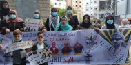 بالصور|| مجلس المرأة يشارك بوقفة تضامنية مع الأسرى في سجون الاحتلال غرب غزة