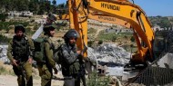 الاحتلال يهدم منشآت تجارية وكراجات شرق القدس المحتلة