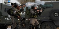 إصابتان بالرصاص والعشرات الاختناق خلال مواجهات مع الاحتلال في نابلس