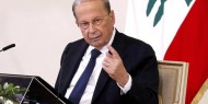 الرئيس اللبناني يطالب بضرورة حل القضية الفلسطينية وفق القرارات الدولية