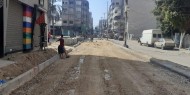 بالصور|| بلدية غزة تبدأ في صيانة الشوارع المتضررة خلال العدوان