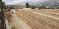 بالصور|| الاحتلال يدمر الطرق وشبكة المياه في محيط جبل صبيح