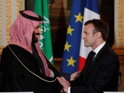 ولي العهد السعودي والرئيس الفرنسي يبحثان مساعدات غزة