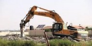 الاحتلال يهدم أرضية منشأتين زراعيتين في قرية عزون جنوب قلقيلية