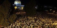 ربع مليون مصل يحيون ليلة القدر في المسجد الأقصى المبارك