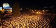70 ألفا يؤدون صلاة التراويح في المسجد الأقصى